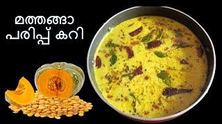 ചോറിന് കൂട്ടാൻ ഒരു നാടൻ മത്തങ്ങ പരിപ്പ് കറി  Mathanga Paripp Curry  Pumpkin Dal Curry Easy Recipe [upl. by Kahler]