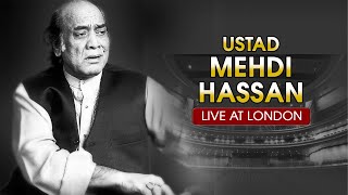 Ustad Mehdi Hassan Live at London Oct 1990  Royal College of Music  Navras Records [upl. by Eartnoed237]