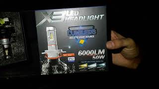 X3 LED HEADLIGHT [upl. by Candice]