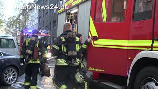 17112017  VN24  Wohnungbrand in Dortmunder Mehrfamilienhaus [upl. by Ab624]