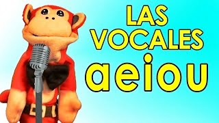 La Canción de las Vocales TODAS LAS LETRAS A E I O U  Show del Mono Sílabo leyendojuntos [upl. by Innavoig]