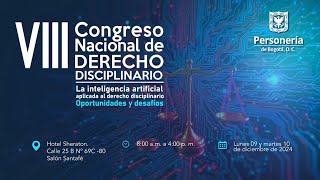 VIII Congreso Nacional de Derecho Disciplinario [upl. by Gottlieb749]