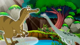 Dinosaurs  Apatosaurus In The Land Before Time  Dinosaur Cartoon For Kids [upl. by Noryak]