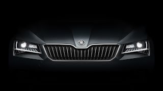 Smart Light Assist function adaptive with bixenon lamps in Skoda Superb  real test  1001cars [upl. by Rehotsirhc]