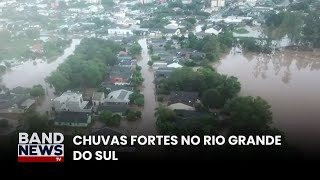 Chuva coloca Rio Grande do Sul em alerta até domingo  BandNews TV [upl. by Oderfodog178]