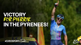 Hugo Houle dedicates emotional Tour de France stage win to his late brother ❤️ [upl. by Teak190]