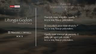 Liturgia Godzin  Modlitwa Południowa  III Niedziela zwykła rok B [upl. by Dorice847]