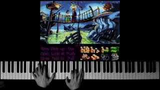 Monkey Island 2  Largo LaGrande Piano Cover  SHEET MUSIC [upl. by Attenyw]