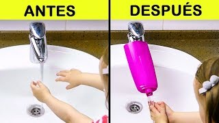 17 TRUCOS Y MANUALIDADES DE BAÑO PARA NIÑOS [upl. by Gnues82]