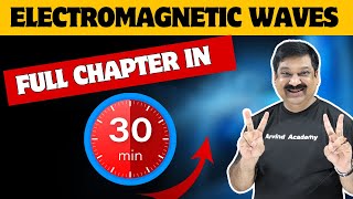 💥ELECTROMAGNETIG WAVES💥 One Shot in 30 minutes💥CBSE Class 12 Physics 2024 👉 Subscri ArvindAcademy [upl. by Julina]