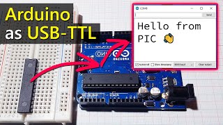 Using Arduino as USB to TTL converter [upl. by Dibri]