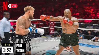 Jake Paul VS Mike Tyson  FULL FIGHT HIGHLIGHTS Netflix 2024 [upl. by Naul]