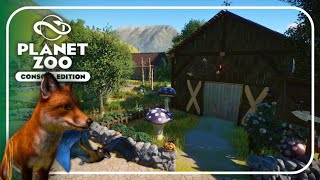 Building A Barn Habitat For Red Foxes And Fruit Bats in Planet Zoo Console Edition [upl. by Enreval]