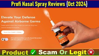 Profi Nasal Spray Reviews Oct 2024  Is This An Original Product Find Out  Product Review [upl. by Teerell]