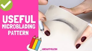 Microblading Practice  STEP by STEP strokes and useful TIPS For Beginners [upl. by Inanaup612]