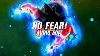 no fear  andromeda kvrxd edit audio [upl. by Corney557]