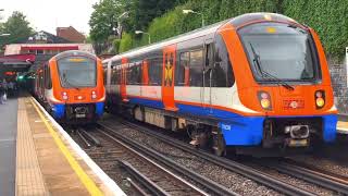 London overground trains at Kensal Green station [upl. by Conny]