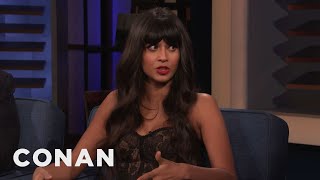 Jameela Jamil Wants To Change The Way We Look At Ourselves  CONAN on TBS [upl. by Solon715]