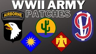 WW2 US Army Unit Patches [upl. by Seem587]