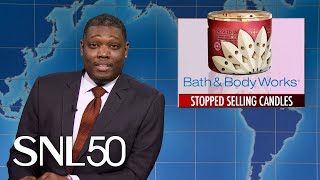 Weekend Update Bath amp Body Works Pulls Offensive Candles From the Shelves  SNL [upl. by Humfrid]