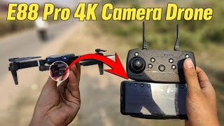 E88 Pro 4K Dual Camera Drone Flying  E88 Drone Camera Test  E88 Pro Camera Drone Flying Test [upl. by Pennebaker]