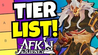 AFK Journey TIER LIST [upl. by Annatnas]