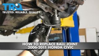 How to Replace Ball Joint 20062011 Honda Civic [upl. by Roydd]