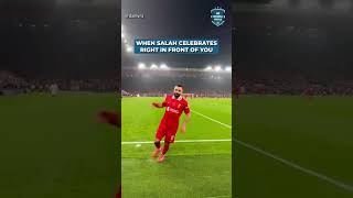 FAN CAPTURES AMAZING SALAH CELEBRATION 🤩 [upl. by Anirok]