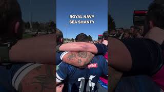 HOW COOL IS THIS SEA SHANTY FROM THE BRITISH ROYAL NAVY RUGBY TEAM [upl. by Badr]