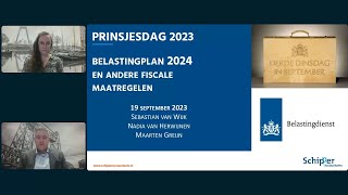 Webinar Prinsjesdag  Belastingplan 2024 [upl. by Pattani]