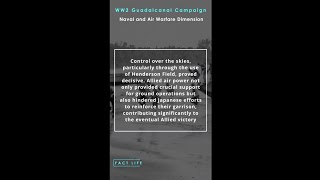 Facts About the Guadalcanal Campaign in WW2 Naval amp Air Warfare Dimension shorts [upl. by Rome]