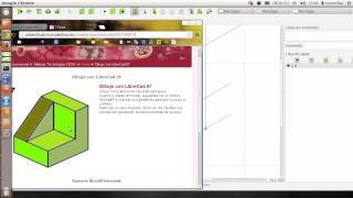 Práctica con librecad 07 [upl. by Aticilef]