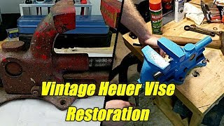 Vintage Heuer Vise Restoration [upl. by Daven274]