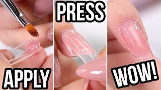 Easy PolyGel Nails Using Dual Forms [upl. by Anitnelav]