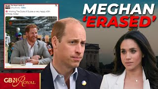 Royals launch UNPRECEDENTED snub of Meghan Markle in passive aggressive birthday message to Harry [upl. by Anayek]