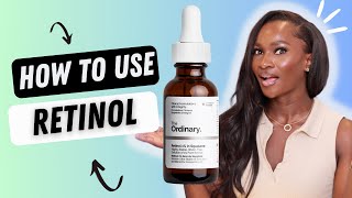 HOW TO USE THE ORDINARY RETINOL 1 IN SQUALENE [upl. by Hgalehs]