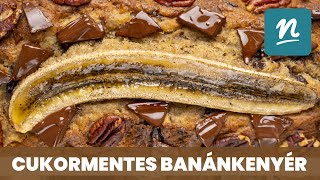 Cukormentes banánkenyér recept  Nosalty [upl. by Marci473]