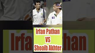 Irfan Pahtan vs Shoaib Akhter india cricket indiabeatpakistan pakistan shorts [upl. by Emma]