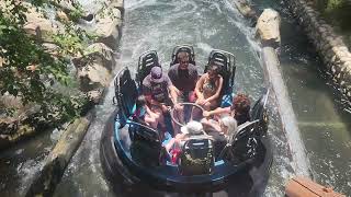 Grizzly River Run Rapids  More OffRide shots from themed Pathways Disney California Adventure 2024 [upl. by Longtin422]