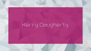 Kerry Daugherty  appearance [upl. by Sukul]