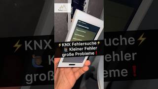 ⚡️KNX Fehlersuche 30V❗️ strom elektriker elektro elektrik kabel strom smarthome knx electro [upl. by Iolande51]