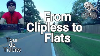 From Clipless Chaos to Flat Pedal Freedom and Video Editing Woes  Tour de Tidbits [upl. by Ennoira]