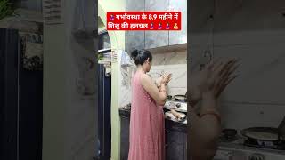 🤰🤰गर्भावस्था के 89 महीने में शिशु की हलचलBaby movement pregnancy minivlog dailyvlog pregnany [upl. by Eussoj]