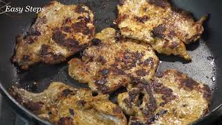 How To Pan Fried Pork Chops Recipe  How To Cook Pork Chops [upl. by Sigismundo109]