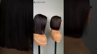 Which bob inch is your favorite ✨🤗 ashimaryhair wigs hair hairtutorial shorts [upl. by Aklog]