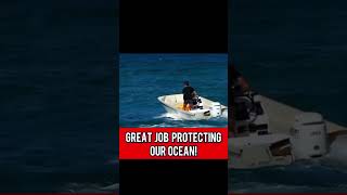 Responsible Boating at Boca Inlet shorts boat [upl. by Eahsram579]