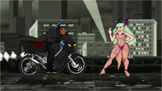 Blade Vs Morrigan  MARVEL VS CAPCOM MUGEN [upl. by Sussman]