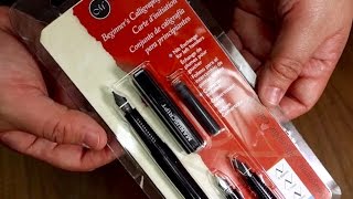 Manuscript Beginner Calligraphy Set Open Box [upl. by Anned]