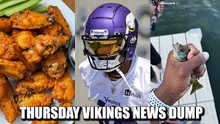 Minnesota Vikings News Dump 61324  Drums or Flats JJ Signing Bonus Dallas Turners Fish [upl. by Harvison9]