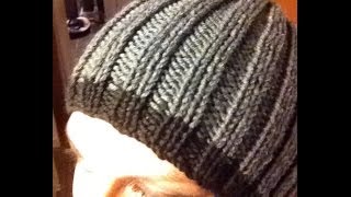 MAGLIA TUTORIAL COME FARE UN CAPPELLO DA UOMO A COSTE 2 2 parte 1 di 2 [upl. by Stalk]